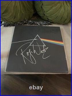 Roger Waters Signed Pink Floyd Dark Side Of The Moon Vinyl Album Auto Lp Psa/dna