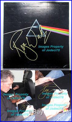 Roger Waters Signed Pink Floyd Dark Side Of The Moon Vinyl Album EXACT PROOF JSA