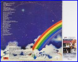 Ronnie James DIO Rainbow JSA Signed Autograph Record Album Vinyl LP