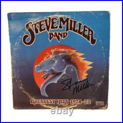SIGNED! Steve Miller Band Autographed Album Record Vinyl Greatests Hits w! COA