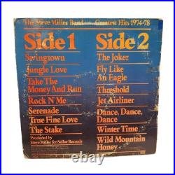 SIGNED! Steve Miller Band Autographed Album Record Vinyl Greatests Hits w! COA