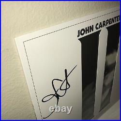 SIGNED by John Carpenter Vinyl Record Lost Themes II Autograph Album Soundtrack