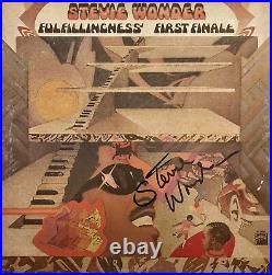 STEVIE WONDER SIGNED FULFILLINGNESS' FIRST FINALE RECORD ALBUM LP VINYL withJSA