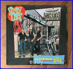 STRAY CATS signed vinyl album GONNA BALL BRIAN SETZER, ROCKER & SLIM JIM