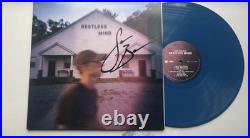 Sam Barber Signed Blue Aqua Vinyl Album'Restless Mind Authentic Autographed