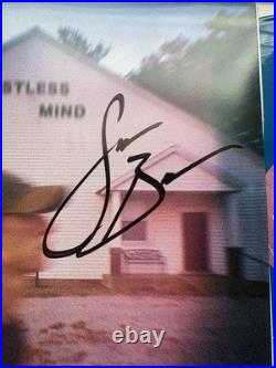 Sam Barber Signed Blue Aqua Vinyl Album'Restless Mind Authentic Autographed