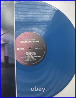 Sam Barber Signed Blue Aqua Vinyl Album'Restless Mind Authentic Autographed