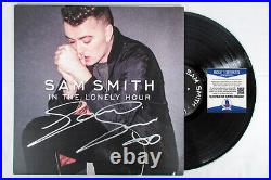 Sam Smith Signed Autographed IN THE LONELY HOUR Vinyl Album PROOF Beckett BAS