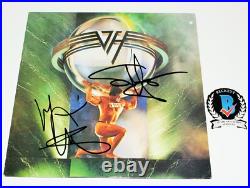 Sammy Hagar Michael Anthony Signed Van Halen 5150 Album Vinyl Record Beckett Coa