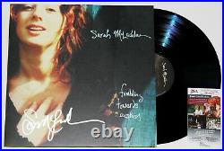 Sarah Mclachlan Signed Fumbling Toward Ecstasy Lp Vinyl Record Album +jsa Coa