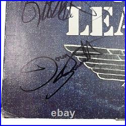 Saxon Signed Autographed Denim And Leather Vinyl Album