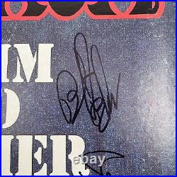 Saxon Signed Autographed Denim And Leather Vinyl Album