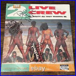 Sealed Signed 2 Live Crew Vinyl Record As Nasty As They Wanna Be Double Album