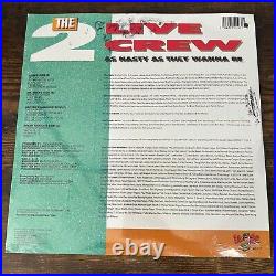 Sealed Signed 2 Live Crew Vinyl Record As Nasty As They Wanna Be Double Album