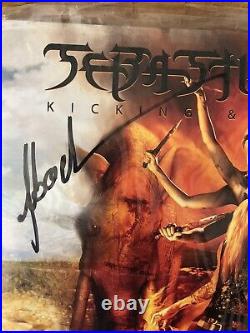 Sebastian Bach Signed Kicking & Screaming Album Vinyl Record LP