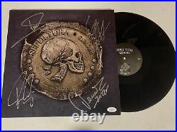 Sepultura Band Autographed Signed Quadra 2lp Vinyl Album With Jsa Coa # Ac26765