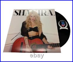 Shakira Signed Autograph Album Lp Vinyl Bas Beckett