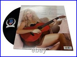Shakira Signed Autograph Album Lp Vinyl Bas Beckett