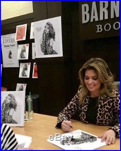 Shania Twain Now Lp 12 Vinyl Cover Album Hand Signed Autograph Signing Proof
