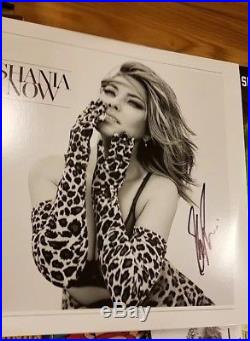 Shania Twain Now Lp 12 Vinyl Cover Album Hand Signed Autograph Signing Proof