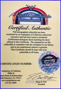 Signed/Autographed Bob Dylan Nashville Skyline Vinyl Record Album