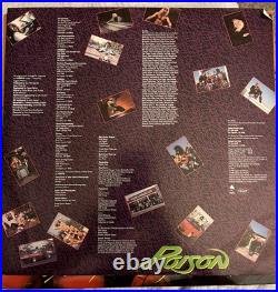 Signed Poison Open Up And Say Ahh Album Vinyl Rare