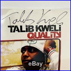 Signed TALIB KWELI Quality 2002 VINYL LP HIP HOP Rawcus Record Album AUTOGRAPHED