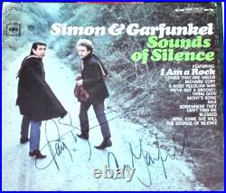Simon Garfunkel Autographed Signed Record Album LP Cover Vtg Music Rare