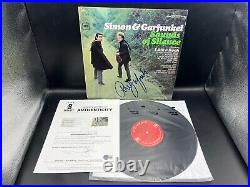 Simon & Garfunkel Signed Autograph Sounds of Silence Vinyl LP Album Beckett LOA