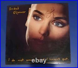 Sinead O'Connor I DO NOT WANT Autographed Signed Vinyl Album Epperson REAL LOA