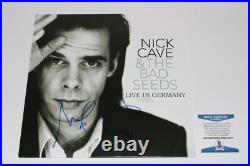 Singer Nick Cave & The Bad Seeds Signed Record Vinyl Album Lp Beckett Coa Proof