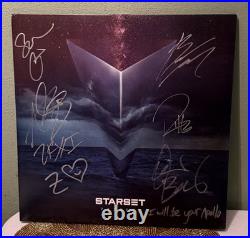 Starset Vessels Autographed Double LP 180 Gram Marble Blue Album Record