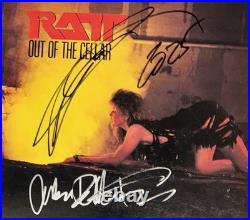 Stephen Pearcy & Warren Dimartini Ratt Signed Autograph Vinyl Album Lp +jsa Coa