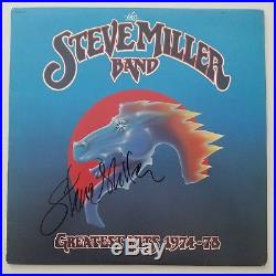 Steve Miller Signed Greatest Hits 1974-78 Vinyl Record Band Album LP Auto RAD