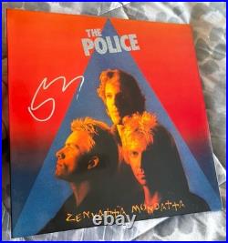 Sting Signed Vinyl Album Zenyatta Mondatta The Police With Proof