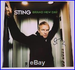 Sting THE POLICE Signed Autograph Brand New Day Album Vinyl Record LP