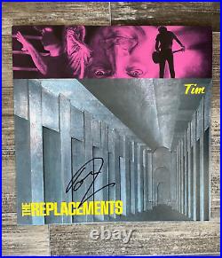 THE REPLACEMENTS signed vinyl album TIM TOMMY STINSON 1