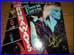 THE RUNAWAYS signed autographed vinyl album. JOAN JETT, LITA FORD & CHERIE CURRIE