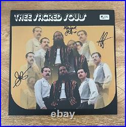 THEE SACRED SOULS signed vinyl album JOSH LANE, ALEX GARCIA & SAL SAMANO