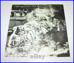 TOM MORELLO SIGNED RAGE AGAINST THE MACHINE SELF TITLED VINYL ALBUM RECORD withCOA