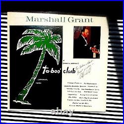 Ta-Boo Club Marshall Grant At James N Peterson's Tropical Vinyl LP SIGNED Record