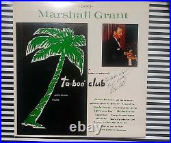 Ta-Boo Club Marshall Grant At James N Peterson's Tropical Vinyl LP SIGNED Record