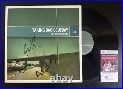 Taking Back Sunday Band Signed Tell All Your Friends Vinyl Record Album Jsa Coa
