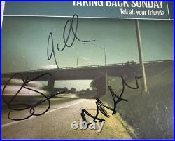 Taking Back Sunday Band Signed Tell All Your Friends Vinyl Record Album Jsa Coa