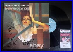 Taking Back Sunday Band Signed Vinyl Record Album Adam, Shaun, John Jsa Coa