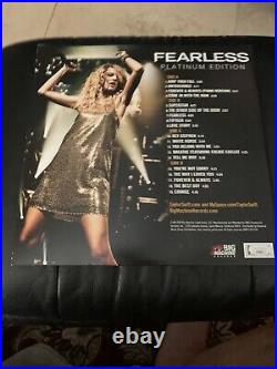Taylor Swift Rare Gold Fearless Vinyl Autograph SIGNED LP JSA COA Album