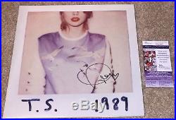 Taylor Swift Signed 1989 Vinyl Album Red Pop Singer T-swift Speak Now Jsa