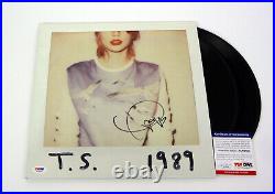 Taylor Swift Signed Autograph 1989 Vinyl Record Album PSA/DNA COA