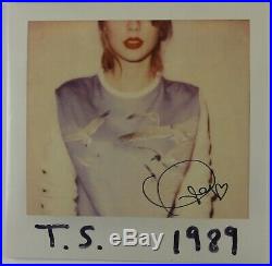 Taylor Swift Signed Autograph JSA 1989 Album LP Vinyl Record