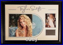 Taylor Swift Signed Autographed Vinyl LE Album Custom Designed Frame JSA LOA